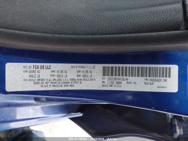 2016 CHRYSLER 200 1C3CCCBB7GN156140 Photo 8