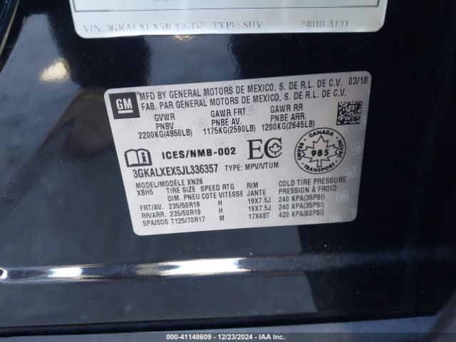 3GKALXEX5JL336357 GMC Terrain Denali