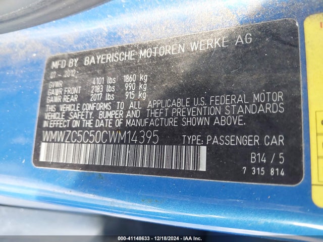 2012 MINI COOPER S COUNTRYMAN WMWZC5C50CWM14395 Photo 8