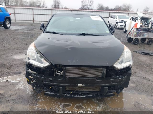 KMHTC6AD8EU211077 Hyundai Veloster Base W/gray