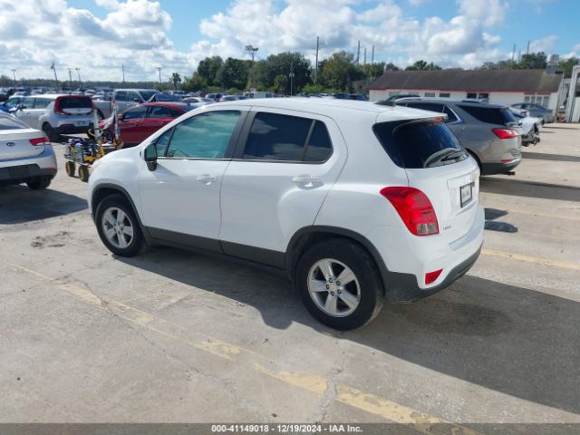 3GNCJKSB9LL155942 Chevrolet Trax Fwd Ls