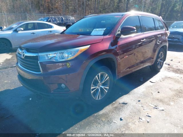 5TDKKRFH6GS165031 Toyota Highlander Xle V6