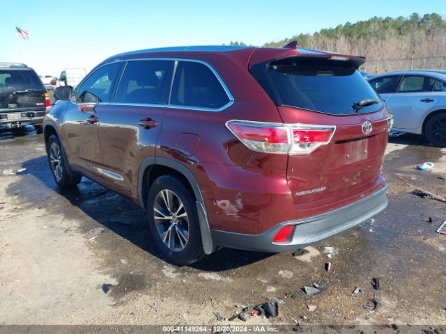 5TDKKRFH6GS165031 Toyota Highlander Xle V6