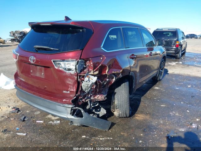 5TDKKRFH6GS165031 Toyota Highlander Xle V6