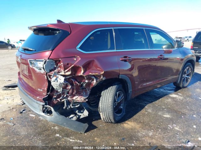 5TDKKRFH6GS165031 Toyota Highlander Xle V6