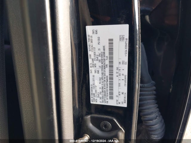 Ford F-150 Xl 2016 1FTEW1EF5GKF64930 Image 9