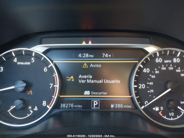 1N4BL4CV8NN360650 Nissan Altima Sr Fwd