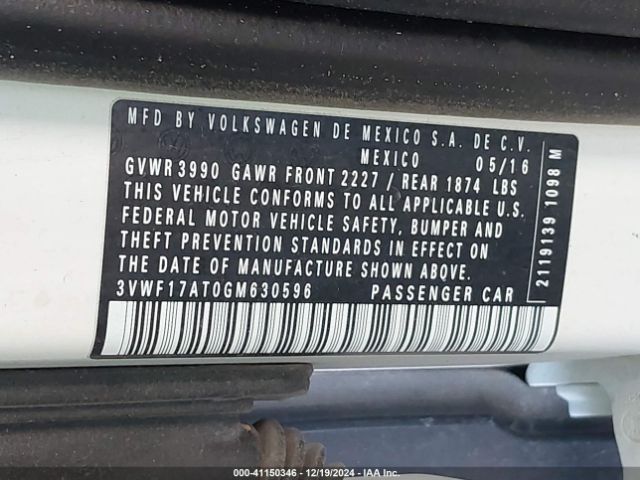 3VWF17AT0GM630596 Volkswagen Beetle 1.8t Classic