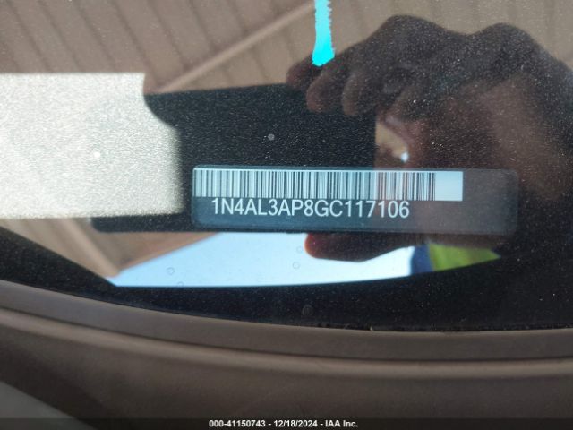 1N4AL3AP8GC117106 Nissan ALTIMA 2.5
