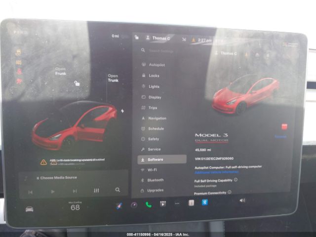 2021 TESLA MODEL 3 5YJ3E1EC2MF926060 Photo 6