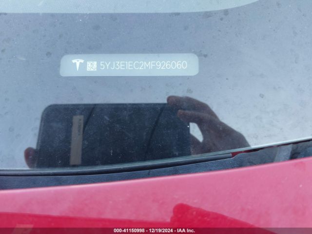 2021 TESLA MODEL 3 5YJ3E1EC2MF926060 Photo 8