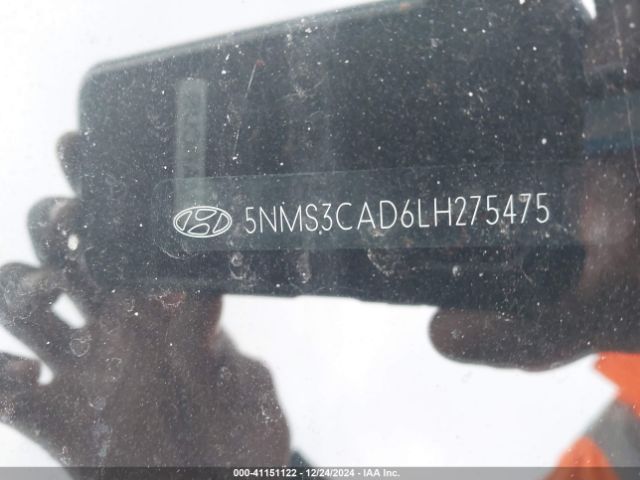 5NMS3CAD6LH275475 Hyundai Santa Fe Sel