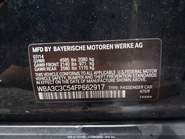 WBA3C3C54FP662917 BMW 320i Xdrive