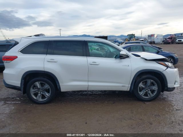 5TDDGRFH5JS047635 Toyota Highlander Hybrid Limited Platinum