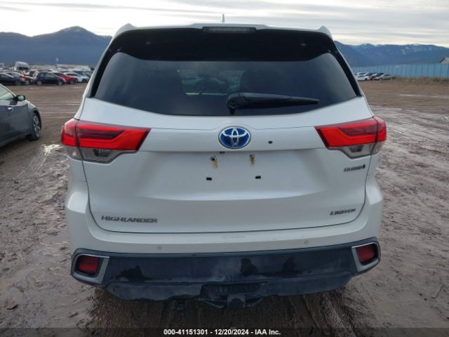 5TDDGRFH5JS047635 Toyota Highlander Hybrid Limited Platinum