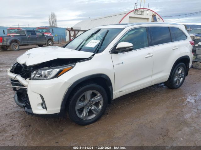5TDDGRFH5JS047635 Toyota Highlander Hybrid Limited Platinum