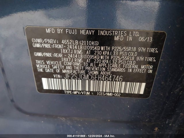 Subaru Forester 2.0xt Touring 2014 JF2SJGMC6EH464746 Image 9