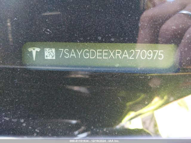 7SAYGDEEXRA270975 Tesla Model Y Long Range Dual Motor All-wheel Drive