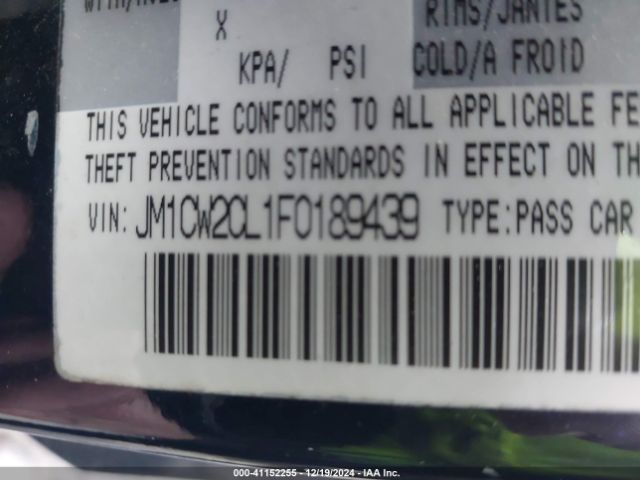 JM1CW2CL1F0189439 Mazda Mazda5 Touring