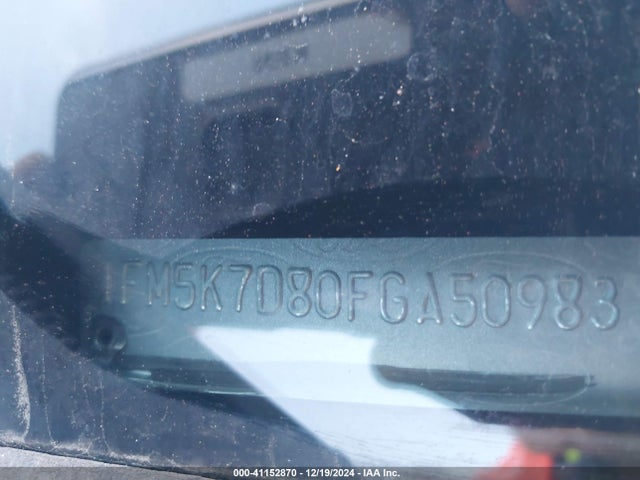Ford EXPLORER XLT 2015 1FM5K7D80FGA50983 Image 9
