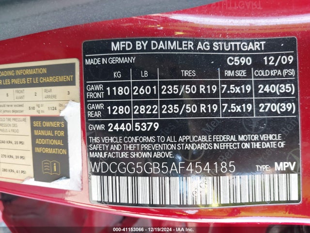 2010 MERCEDES-BENZ GLK-CLASS WDCGG5GB5AF454185 Photo 8