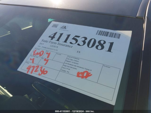 JTHBK1GG1F2171170 Lexus ES 350