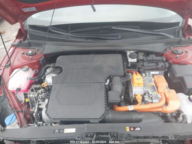 KMHLM4AJ2MU011866 Hyundai Elantra Hybrid Blue