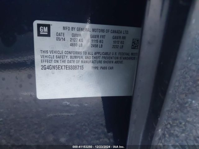 2G4GN5EX7E9308715 Buick Regal Turbo/e-assist Premium I