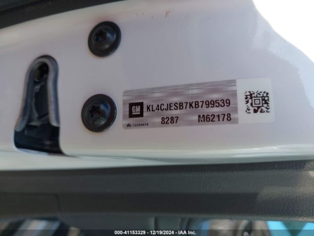 KL4CJESB7KB799539 Buick Encore Awd Preferred