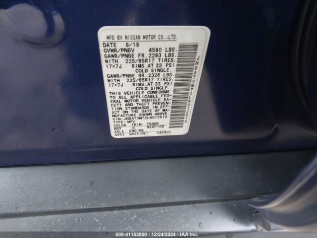2020 NISSAN ROGUE JN8AT2MT2LW012510 Photo 8