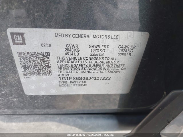 Chevrolet Bolt Ev Premier 2018 1G1FX6S08J4117222 Image 9