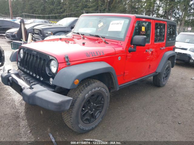 1C4BJWDG1GL122164 Jeep Wrangler Unlimited Willys Wheeler