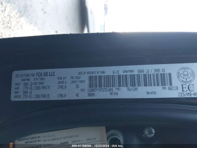 1C6RR7YTXFS751003 RAM 1500 Rebel