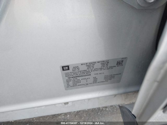 1GYKNDRS5HZ229328 Cadillac XT5 LUXURY