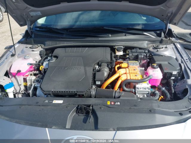 KMHLM4DJ5SU122324 Hyundai Elantra Hybrid Blue