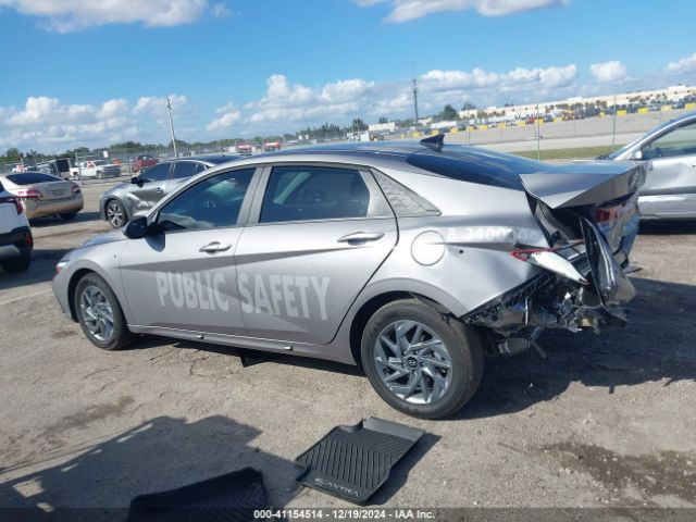 KMHLM4DJ5SU122324 Hyundai Elantra Hybrid Blue