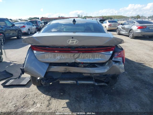 KMHLM4DJ5SU122324 Hyundai Elantra Hybrid Blue