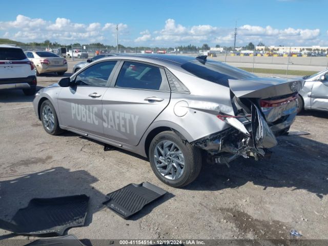 KMHLM4DJ5SU122324 Hyundai Elantra Hybrid Blue