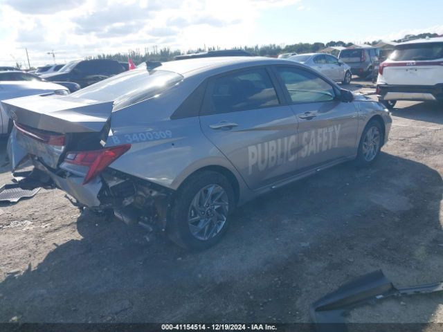 KMHLM4DJ5SU122324 Hyundai Elantra Hybrid Blue