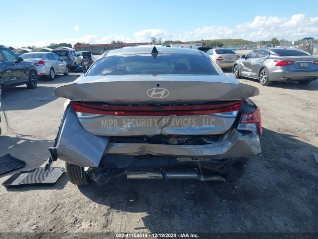 KMHLM4DJ5SU122324 Hyundai Elantra Hybrid Blue