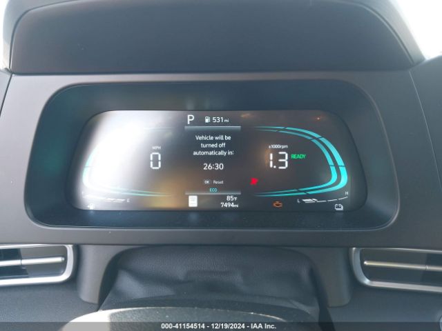 KMHLM4DJ5SU122324 Hyundai Elantra Hybrid Blue