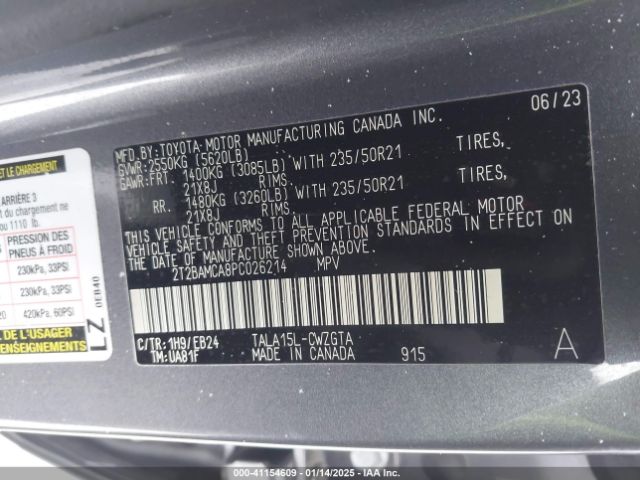 2T2BAMCA8PC026214 Lexus Rx 350 F Sport Handling
