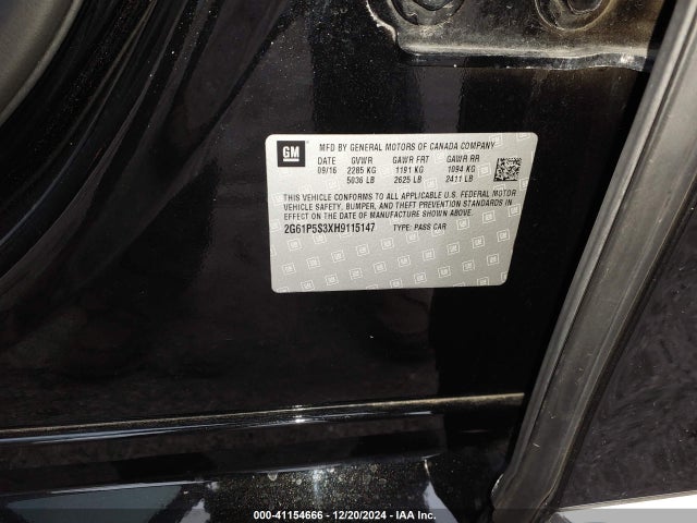 2017 CADILLAC XTS 2G61P5S3XH9115147 Photo 8