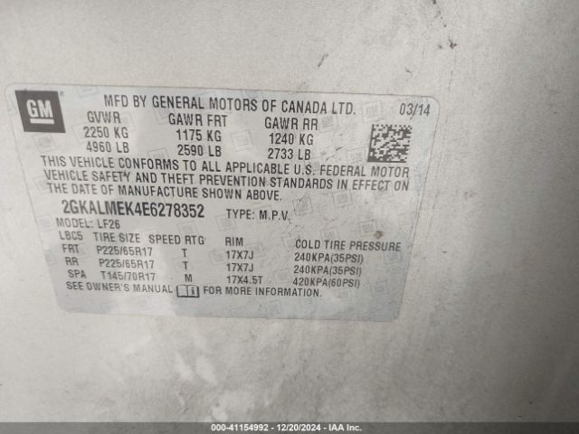 2GKALMEK4E6278352 GMC Terrain Sle-1