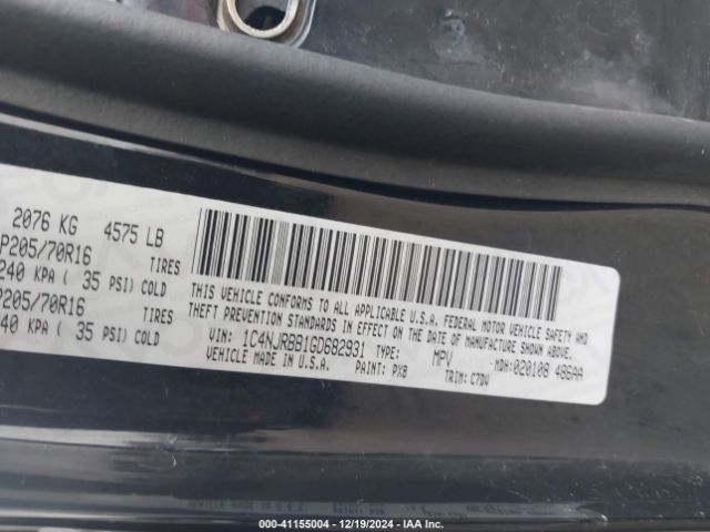 1C4NJRBB1GD682931 Jeep Patriot Sport