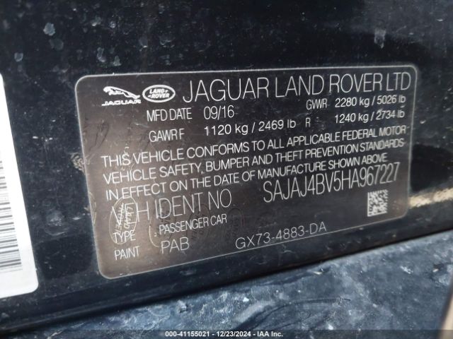 SAJAJ4BV5HA967227 Jaguar Xe 35t Premium