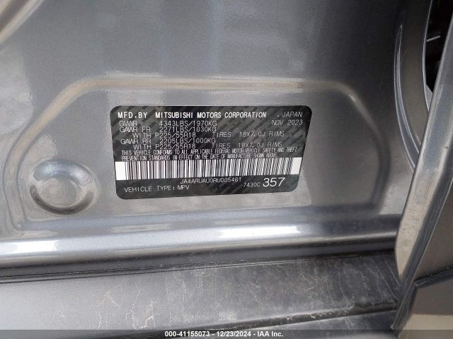 2024 MITSUBISHI OUTLANDER SPORT JA4ARUAU0RU005461 Photo 8