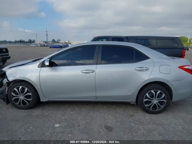2T1BURHE1FC384726 Toyota COROLLA LE