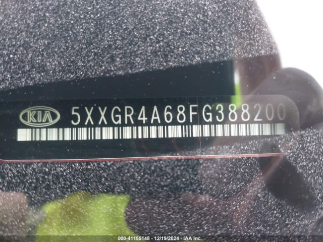 5XXGR4A68FG388200 KIA Optima Sx Turbo