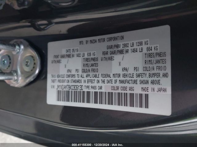 JM1NDAM78K0309130 Mazda Mx-5 Miata Rf Grand Touring